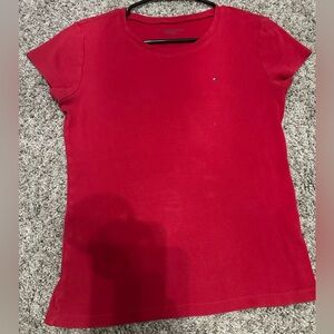 Tommy Hilfiger Red Short Sleeve Tee